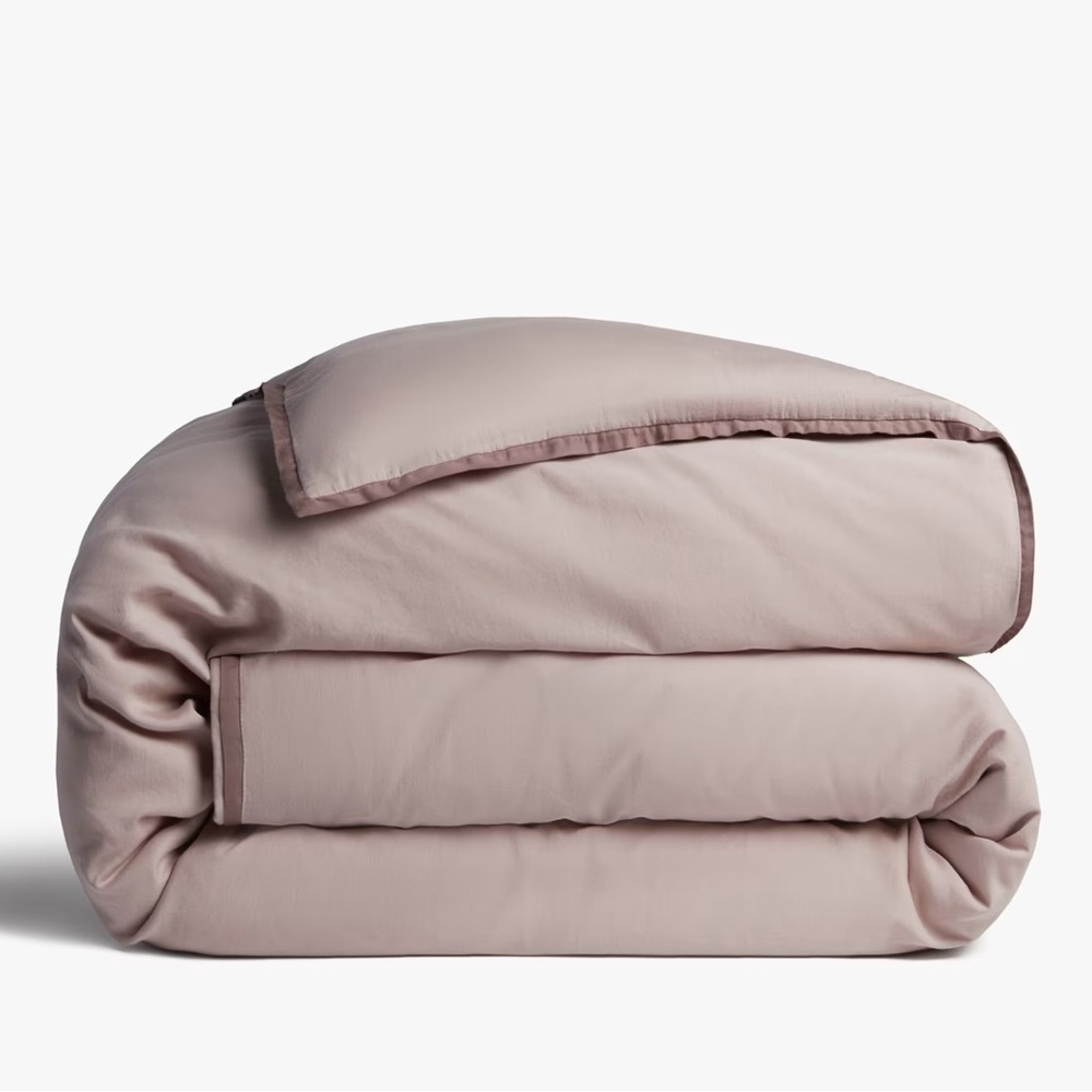 Parachute king duvet cover + shams organic cotton NWT